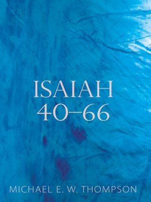 cover image of Isaiah 40–66